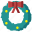 christmas, circle, decoration, holiday, holly, mistletoe, wreath 