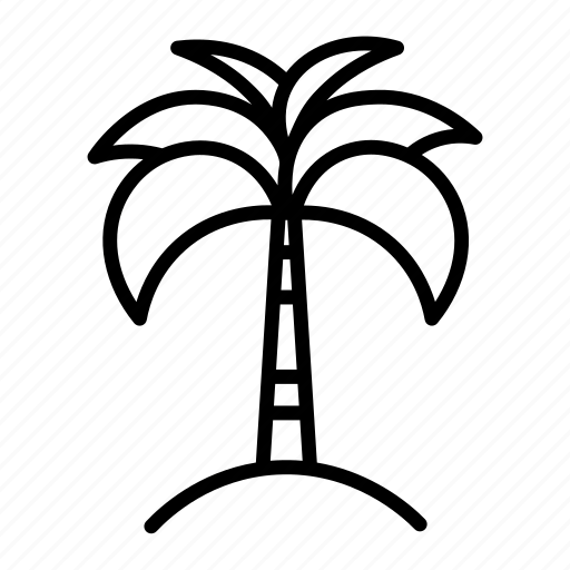 Beach, palm, summer, sun, tourism, travel, vacation icon - Download on Iconfinder