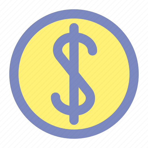Coin, dollar, finance, holiday, sign, summer, vacation icon - Download on Iconfinder
