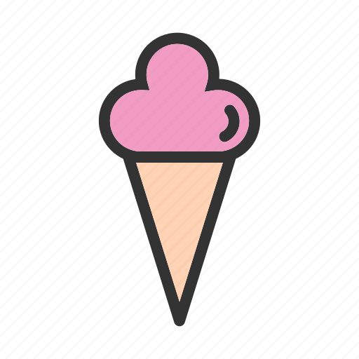 Cone, cream, icecream, lolly, summer, sweet icon - Download on Iconfinder