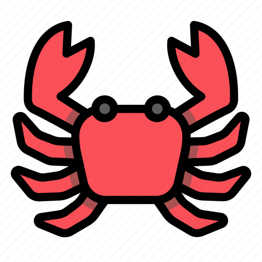 Crab, animal, claw, summer, beach, summertime, ocean icon - Download on Iconfinder
