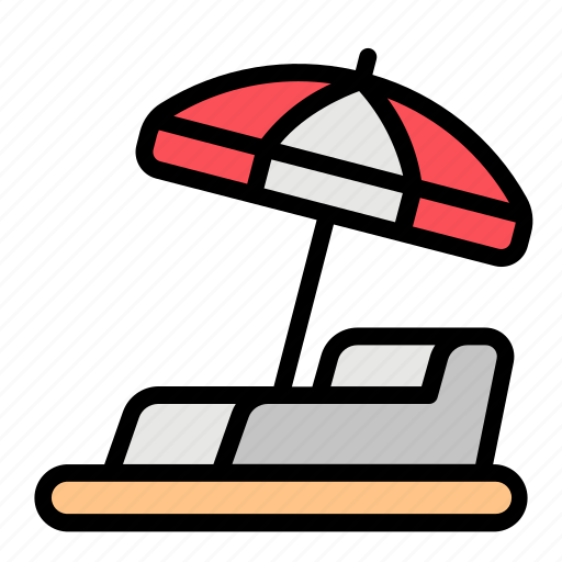 Parasol, umbrella, beach, summer, vacation, sea, sand icon - Download on Iconfinder