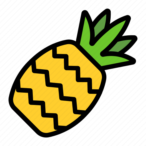Pineapple, fruit, tropical, vitamin, juicy, fresh, nature icon - Download on Iconfinder