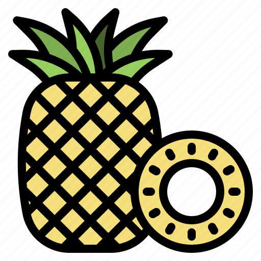 Summer, pineapple, fruit, food, tropical icon - Download on Iconfinder