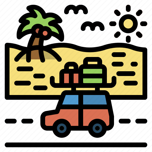 Summer, roadtrip, travel, vehicle, transport icon - Download on Iconfinder