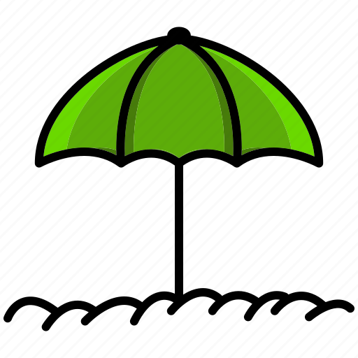 Brolly, holiday, hot, silk, summer, umbrella, weather icon - Download on Iconfinder