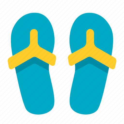 Flipflop, summer, slipper, sandal, travel, beach, tropical icon - Download on Iconfinder