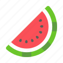 watermelon, fruit, summer, melon, slice, seed, tropical