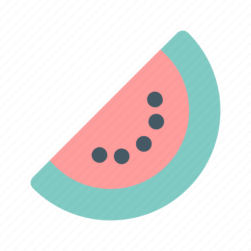 Beach, food, fruit, holiday, slice, summer, watermelon icon - Download on Iconfinder