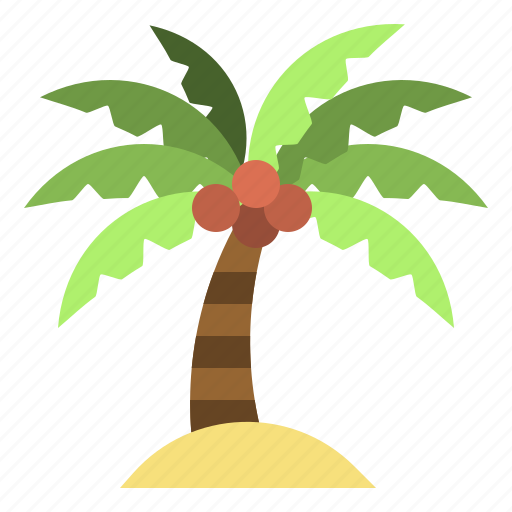 Summer, coconuttree, tree, palm, beach icon - Download on Iconfinder