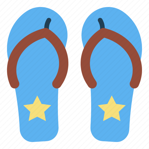 Summer, flipflop, footwear, sandals, fashion icon - Download on Iconfinder
