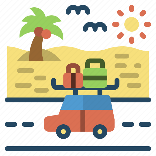 Summer, roadtrip, travel, vehicle, transport icon - Download on Iconfinder