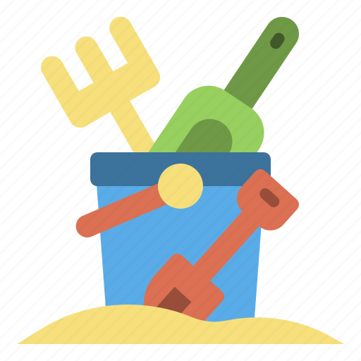 Summer, sandbucket, beach, shovel, toy icon - Download on Iconfinder