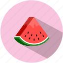 watermelon, eating, fresh, fruit, food, summer, tasty