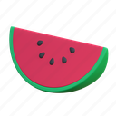 watermelon, summer, beach, holiday, illustration