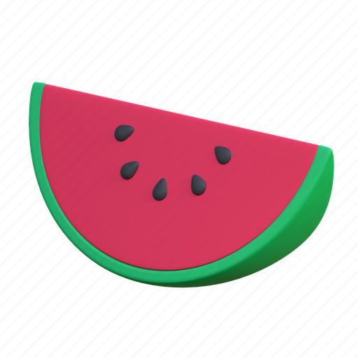 Watermelon, summer, beach, holiday, illustration 3D illustration - Download on Iconfinder