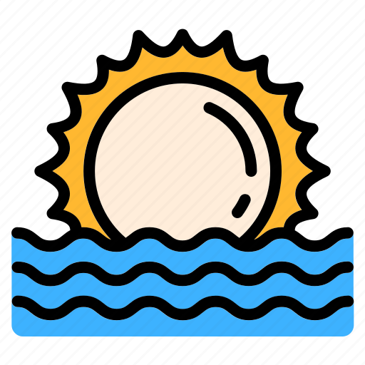 Sunset, sunrise, nature, sun, sky, evening, summer icon - Download on Iconfinder