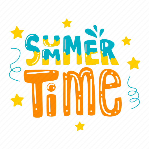 Summer time, greeting, greeting text, hello summer, summer, summertime, holiday sticker - Download on Iconfinder