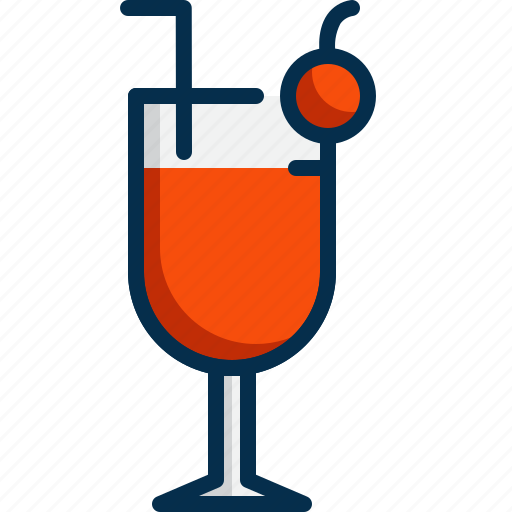 Cocktail, party, ieisure, straw, drinking, summer, summertime icon - Download on Iconfinder
