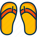 flip, flops, summer, beach, slipper, fashion, sandals, footware