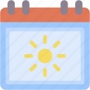 summer, calendar, holidays, time, and, date, event