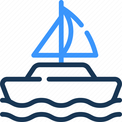 Sail, boat, yacht, cruise, transport icon - Download on Iconfinder