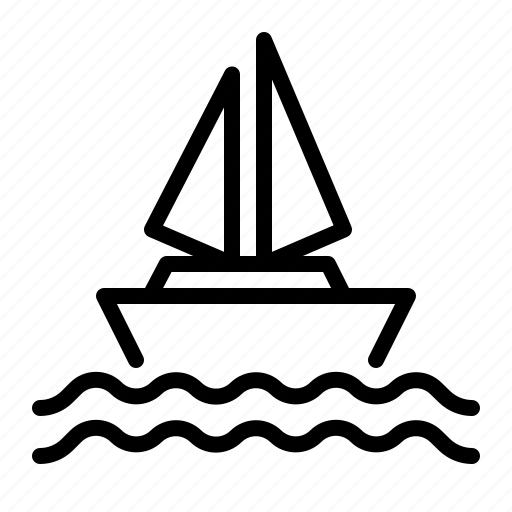 Boat, holiday, sail, ship, summer, travel, vacation icon - Download on Iconfinder