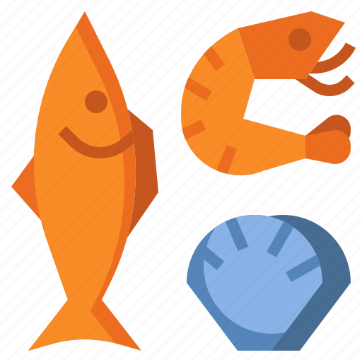 Animal, fish, oyster, seafood, shrimp icon - Download on Iconfinder