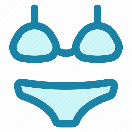 Bikini, swimsuit, fashion, swimwear, female, summer, beach icon - Download on Iconfinder