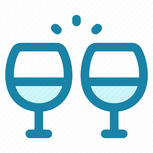 Toast, wine, glass, celebration, party, alcohol, drink icon - Download on Iconfinder