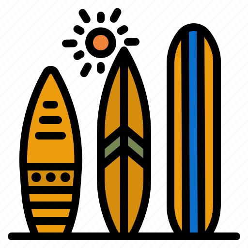 Surfboard, beach, surfing, sports, surf icon - Download on Iconfinder