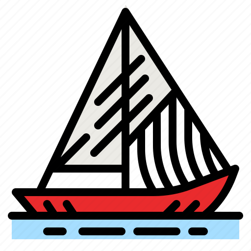 Boat, sailing, sports, competition, transportation icon - Download on Iconfinder