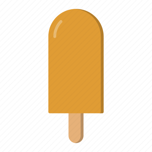 Ice cream, ice lolly, orange, popsicle, summer icon - Download on Iconfinder