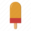 ice cream, ice lolly, orange, popsicle, strawberry, summer