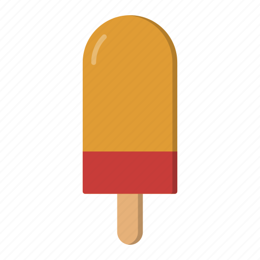 Ice cream, ice lolly, orange, popsicle, strawberry, summer icon - Download on Iconfinder