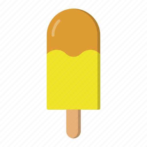 Ice cream, ice lolly, lemon, orange, popsicle, summer icon - Download on Iconfinder