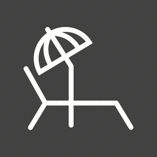 Beach, chair, summer, sun, sun bathing, tanning, umbrella icon - Download on Iconfinder