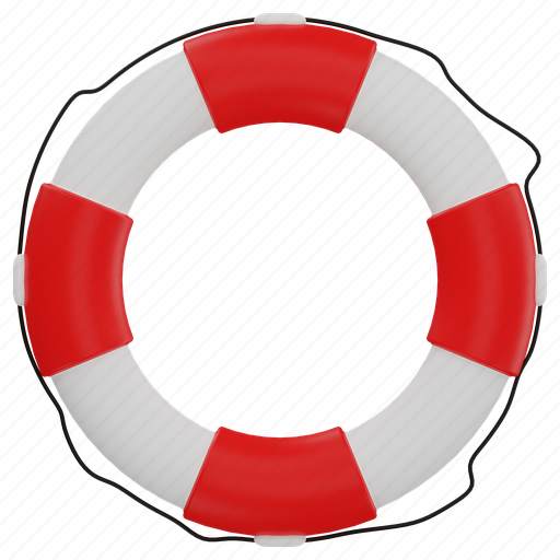 Lifebuoy, lifeguard, lifesaver, help, safety, support 3D illustration - Download on Iconfinder