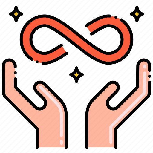 All, hand, inclusive, infinity icon - Download on Iconfinder