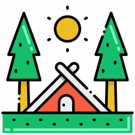 Camping, nature, outdoor, tree icon - Download on Iconfinder