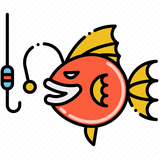 Deep, fish, sefishing icon - Download on Iconfinder