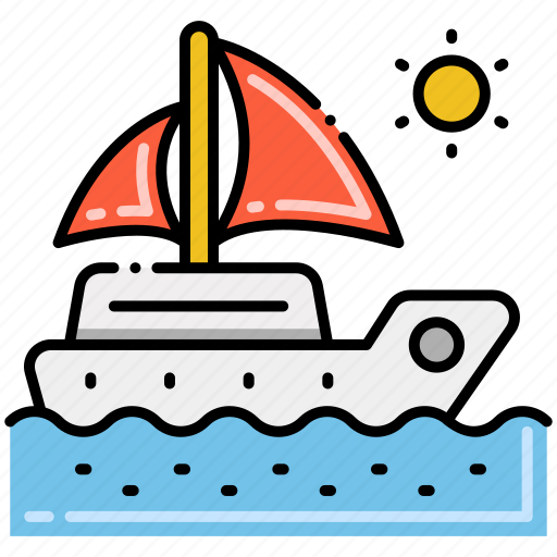 Ocean, sea, sun, yacht icon - Download on Iconfinder