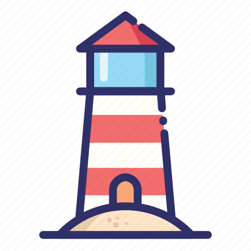 Beach, lighthouse, summer, tower icon - Download on Iconfinder