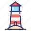 beach, lighthouse, summer, tower 