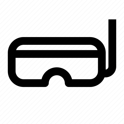 Goggles, holiday, outline, summer, travel, tropical, vacation icon - Download on Iconfinder