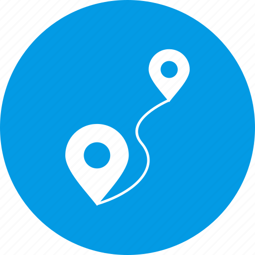 Location, navigation, pin, route icon - Download on Iconfinder