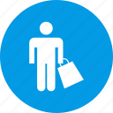 bag, carring, man, market, online, shop, shopping