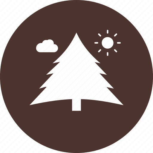 Forest, jungle, set, sun icon - Download on Iconfinder