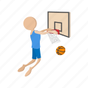 ball, basketball, cartoon, competition, sport, team