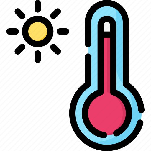 Celcius, control, heat, medical, sun, temperature, thermometer icon - Download on Iconfinder